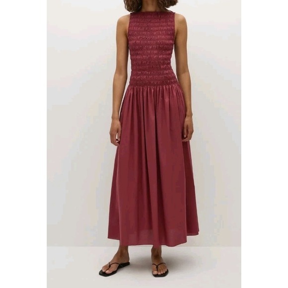 Faithfull the Brand Dresses & Skirts - Faithfull The Brand Margot Midi Dress Women's Size 6 Smocked Bodice